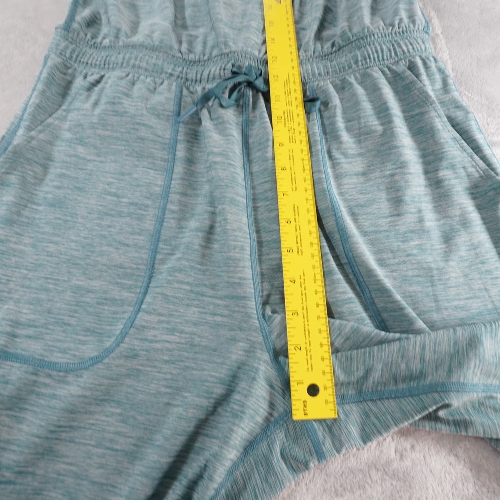 Duluth Trading Armachillo Jogger Jumpsuit  Womens M Blue Stretch Sleeveless - Picture 10 of 16